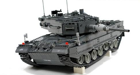 Modell des Leopardtanks